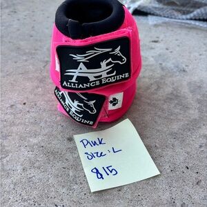 Pink Horse Bell Boots - L perfect condition